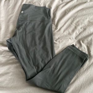 Lululemon High Waist Align Leggings Size 12 Gray 25” Length